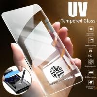 ราคา โค้งกาวเต็ม UV กระจกนิรภัยฟิล์มป้องกันหน้าจอสําหรับ Samsung Galaxy S26 S25 Edge S24 Ultra S23 S22 S21 S20 S10 S9 S8 Plus Note 20 10 Lite (48155771110)