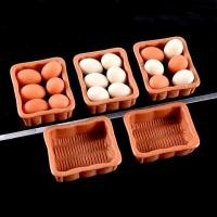 ราคา ่j703 ไข่ไก่ไข่เป็ดกล่องใส่ไข่จำลองของจิ๋ว (50054216412)