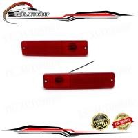 ราคา ไฟข้าง ทรงสีเหลี่ยม เลนส์สีแดง 2ชิ้น Jeep Cj5 Cj6 Cj7 Cj8 ขนาด 3.5x17x5 จำนวน 2 Pieces ปี 1945 - 1975 (7383795956)