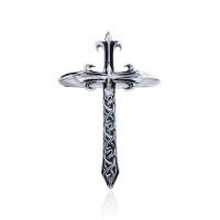 ราคา AKE AKE Prophet's Calibur Braided Ring แหวนเงินแท้ 925 แกะมือ ลงดำขับลาย ลายดาบกางเขนพันลายเกลียว (13157514923)