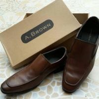 ราคา รองเท้าหนัง andrew brown (67800551)