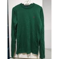 ราคา เสื้อยืดคอกลม Chaps (CPS Men) #ของแท้ แขนยาว #มือสอง #สีพื้น #สีเขียว #pullover size M (5448224880)