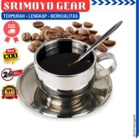 ราคา หนึ่งสองถ้วยชุดถ้วยกาแฟสแตนเลสจานช้อน-สแตนเลสนม & ถ้วยชา (43855762387)