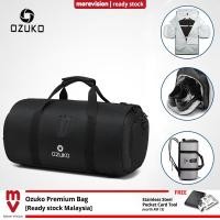 ราคา OZUKO Multifunction Large Capacity Bag Men Travel Backpack Waterproof Duffle Messenger Bag Hand Carry Luggage Beg Shoe (47004965311)