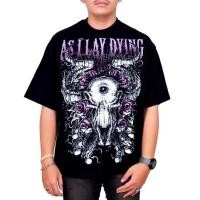 ราคา AS I LAY DYING BAND MUSIC โลหะ OVERSIZE TSHIRT สีดํา (55708252721)