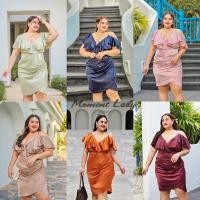 ราคา ML 43 เดรสสั้นออกงานสาวอวบ เปิดไหล่แต่งระบายปิดต้นแขน เพิ่มความหรูหราด้วยสายโซ่สีทองมีความSexy ใส่ออกงานสวยๆ (12855211616)