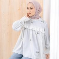 ราคา ขายส่ง Women& 39;s เสื้อผ้าแฟชั่น Amina White เสื้อปัก Tops (27565208337)