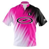 ราคา Storm DS Storm Bowling Jersey สีชมพูแขนสั้น ออกแบบ 3D เสื้อโปโลสำหรับโบว์ลิ่ง (47108041909)