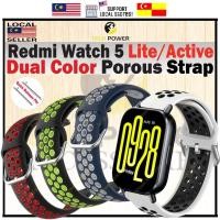 ราคา Xiaomi Redmi Watch 5 Lite / 5 Active Strap Dual Color สายมีรูพรุน 22mm,Tali Jam Mi Watch 5 Redmi Watch 5 Active /5 Lite (45158315234)