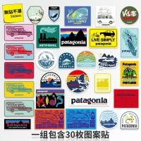 ราคา สติ๊กเกอร์ไวนิลกันน้ํา Patagonia Adventure 30 ชิ้นสําหรับแล็ปท็อป หมวกกันน็อค คูลเลอร์ & กระเป๋าเดินทาง (53808052779)
