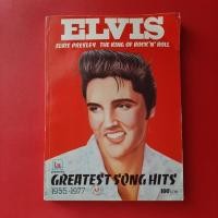 ราคา หนังสือเพลง คอร์ดเพลง พร้อมประวัติ ELVIS PRESLEY. THE KING OF ROCK'N' ROLL หนังสือมือสอง ดนตรี best ซ้ำ (24014838310)