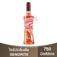ราคา เซนญอริตา น้ำเชื่อม กลิ่นพีช 750 มิลลิลิตร Senorita Peach Flavoured Syrup 750ml. / ไซรัปพีช / ไซรัปผลไม้ (25263489357)