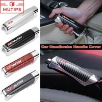 ราคา Honda Mugen ปลอกหุ้มลูกบิดเบรกมือรถยนต์ ครอบเบรคมือลายคาร์บอน SUV สำหรับ civic 11th gen fd fc eg fk HRV Jazz City Mugen Fit Vezel Accord BRV WRV Stream (29509328835)