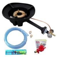 ราคา Micro ชุดเตาเร่ง หัวเตาเปลวไฟตรง KB5 + หัวปรับแก๊ส R-924 (55009087)