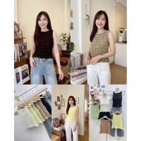 ราคา Torio 411079 เสื้อแขนกุดสม๊อคทั้งตัว ผ้าซีทรู เสื้อสม็อค ยางยืด น่ารักๆมากกก แมทไหนก็สวยจึ้ง ปังมากกก (56850520003)