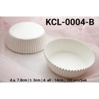 ราคา KCL-0004-B DIVA กระดาษคัพเค้ก ตลับคัพเค้ก สีขาวใหญ่ (กระดาษคัพเค้ก) (26144247296)