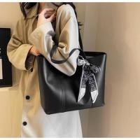 ราคา จัดส่งภายใน 24 ชั่วโมง Women Bag Classy Fashion Shoulder Bag Work Tote Bags Large Capacity Premium PU Leather Tote Bag (47951649542)