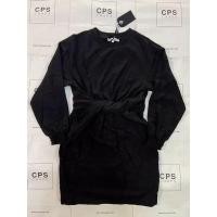 ราคา Sale!เดรสสีดำผ้ายืด cps แท้สีดำทรง oversize มือ1 (6559026770)