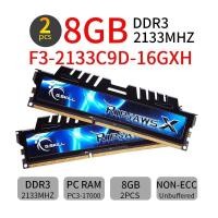ราคา สําหรับชุด G.Skill Ripjaws 16GB (2x 8GB) DDR3 OC 2133MHz PC3-17000 หน่วยความจําพีซีเดสก์ท็อป RAM (29031648095)