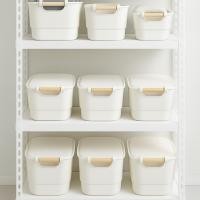 ราคา ReyB กล่องเก็บของอเนกประสงค์ไม้ธรรมชาติ Nordic Minimalist Organizer (40615450603)