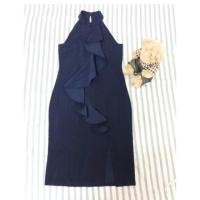 ราคา เดรสงานแต่งสีน้ำเงิน เดรสออกงานสีน้ำเงิน (2607073699)