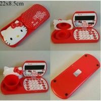 ราคา เครื่องคิดเลข พร้อม กระจก และที่ใส่ปากกา คิตตี้ Kitty ขนาด 22x8.5 ซม. (504697111)