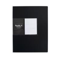 ราคา แฟ้มใส่เอกสาร ขนาด A4 DOUBLE A สีดำ (จำนวน 20 แผ่น) (9273251992)