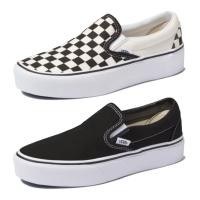 ราคา Vans รองเท้าผ้าใบ Classic Slip-On Platform / Classic Slip-On Checkerboard Platform (2แบบ) (14310875534)