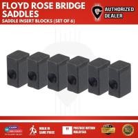 ราคา กีตาร์ไฟฟ้า Floyd Rose Bridge Saddles Saddle ใส่บล็อก (ชุด 6 ชิ้น) - MU1563-1 (41357430473)