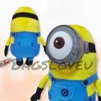 ราคา ตุ๊กตา Minion - ตุ๊กตามินเนี่ยนสจ๊วต ขนาดความสูง 9 นิ้ว มินเนี่ยนตาเดียว ลิขสิทธิ์แท้ สินค้าแบบเดียวกับในห้างชั้นนำ (5654994090)