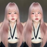 ราคา BEENA - วิกผมสีชมพู สีชมพูพาสเทล สไลด์เลเยอร์ ส่งฟรี แถมเน็ต (54057846165)