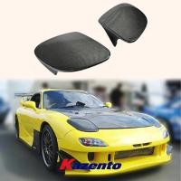 ราคา For Mazda RX-7 FD RX7 FD3S OEM Carbon Fiber Front Bumper Headlight Cover Pair (44026933331)