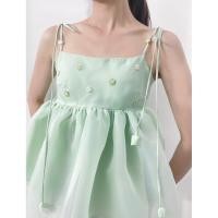 ราคา สายสะพายสีเขียวมิ้นท์ เสื้อ เบบี้ดอลล์ ดอกไม้เล็กๆ [LEAF CONCEPT - เบบี้ดอลล์] (47908102310)