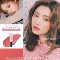 ราคา [ของแท้พร้อมส่ง]3CE Stylenanda Liquid Lip Color สีLow down (71477946)