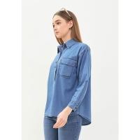 ราคา KEMEJA AKO เสื้อเชิ้ตยีนส์แขนยาวโอเวอร์ไซส์ | 14-2941 (43828936334)