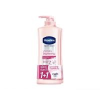 ราคา Vaseline Healthy Bright UV Extra Brightening 370 ml x2 วาสลีน โลชั่น แพ็คคู่ (12146219366)