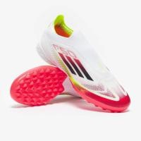 ราคา รองเท้าฟุตบอล Adidas F50 Pro Laceless TF (ร้อยปุ่มสำหรับหญ้าเทียม) (41926655409)