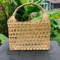 ราคา ถุงไม้ไผ่ 30x10x20 กระปุกตะกร้าหลอดไม้ไผ่ทอตะกร้าพัสดุตะกร้าผลไม้ (47301290781)