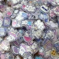 ราคา DIY - แผ่นอะคริลิค ไซส์จิ๋ว 2 cm ลาย กระต่ายสีขาว คละลาย 50 ชิ้น (23561023467)