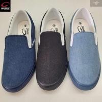 ราคา GAMBOL แกมโบล รองเท้าผ้าใบสลิปออนชาย รุ่น GB82134 สียีนส์ดำ/สียีนส์น้ำเงิน/สียีนส์ฟอก Size 40-44 (25472081985)