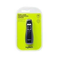 ราคา LOGITECH R400 PRESENTER REMOTE (รีโมทควบคุมคำสั่งไร้สาย) PRESEN WIRELESS CORDLESS รับประกันศูนย์ 3 ปี (22774173006)