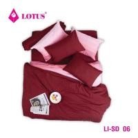 ราคา ชุดผ้าปู + ผ้านวม LI-SD 06 รุ่น Lotus Impression Solid Color (1867147623)