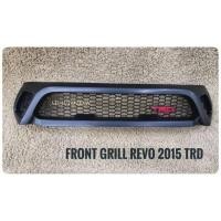 ราคา กระจังหน้า revo REVO 2015 2016 2017 TRD กระจังหน้าแต่ง revo trd 2015 สีดำรังผึ้ง โลโก้TRD สีแดง จัดส่งไว (20885543833)
