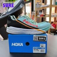 ราคา SURE_ HOKA ROCKET X (EGGSHELL BLUE/BLACK),SIZE 10.5US รองเท้าวิ่งมือสอง (24558081581)