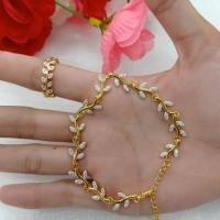 ราคา #สร้อยข้อมือใบมะกอกฝังเพชร (3842817451)