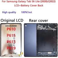 ราคา 10.4 "Original สําหรับ Samsung Galaxy Tab S6 Lite P610 P615 P613 P619 P620/P625 จอแสดงผล LCD Touch Screen Digitizer Glass Assembly อะไหล่ซ่อม + ฝาครอบด้านหลัง + กระจกนิรภัย (27665746343)