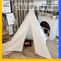 ราคา พร้อมส่งกทมเต๊นท์รุ่นชิคปอมๆ ขนาด 1.6 m / 1.8 M เต๊นท์กระโจม เต๊นท์เด็ก เต๊นท์ผ้าฝ้าย กระโจมเด็ก พร๊อบถ่ายรูป (25714840096)