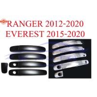 ราคา ครอมือจัประตู สีดำดาน โครเมี่ยม 4 ประตู Ford Ranger 2012-2021 Everest 15-21 ครอมือเปิด ประตู ฟอร์ด เรนเจอร์ 12-21 เอเวอร (41273235381)