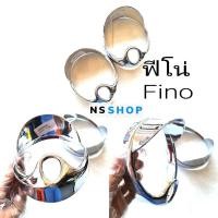 ราคา แก๊ปไฟหน้าฟีโน่ ครอบไฟหน้าฟีโน่ สีชุบ (23921706036)