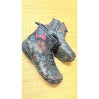 ราคา รองเท้าหุ้มห่อ หนังนิ่มสุภาพสตรี ลายดอก ใส่สบายไม่กัดเท้า (24596159935)